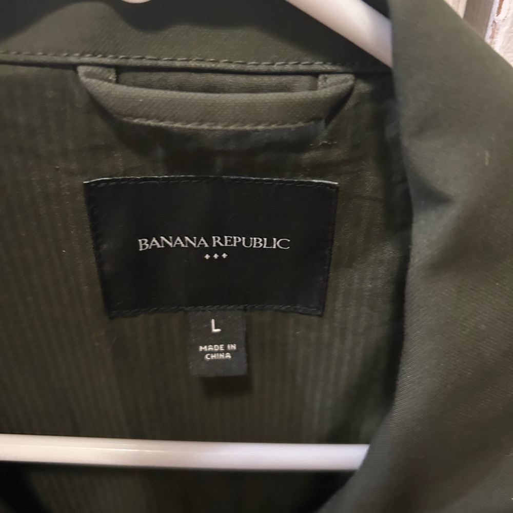 Banana Republic Military Field Jacket - Olive Green